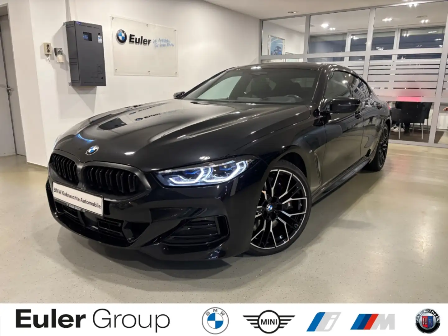 BMW 840 d xDrive Gran Coupe Sportpaket HUD AD El. Panodach Schwarz - 1