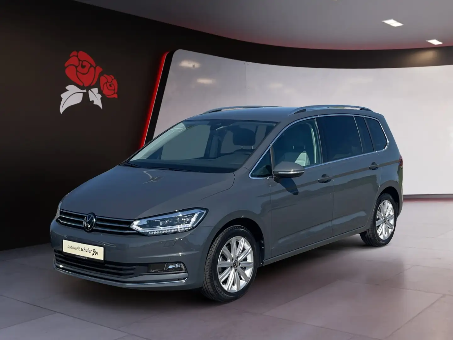 Volkswagen Touran 2,0 TDI DSG Highline 7-Sitzer AHK LED Grau - 2