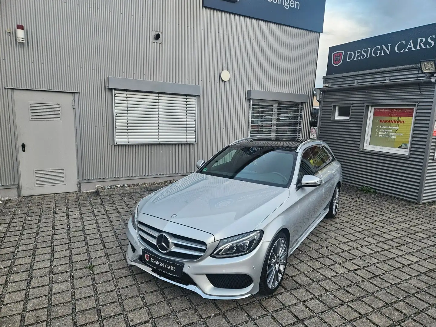 Mercedes-Benz C 250 d T AMG Head Up Pano AHK Argent - 1