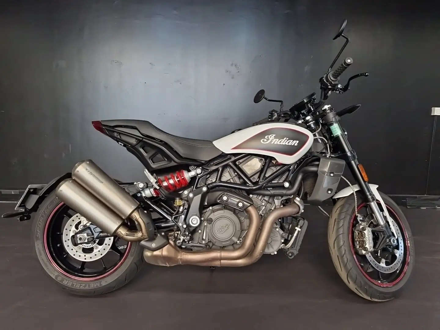 Indian FTR 1200 Blanc - 1