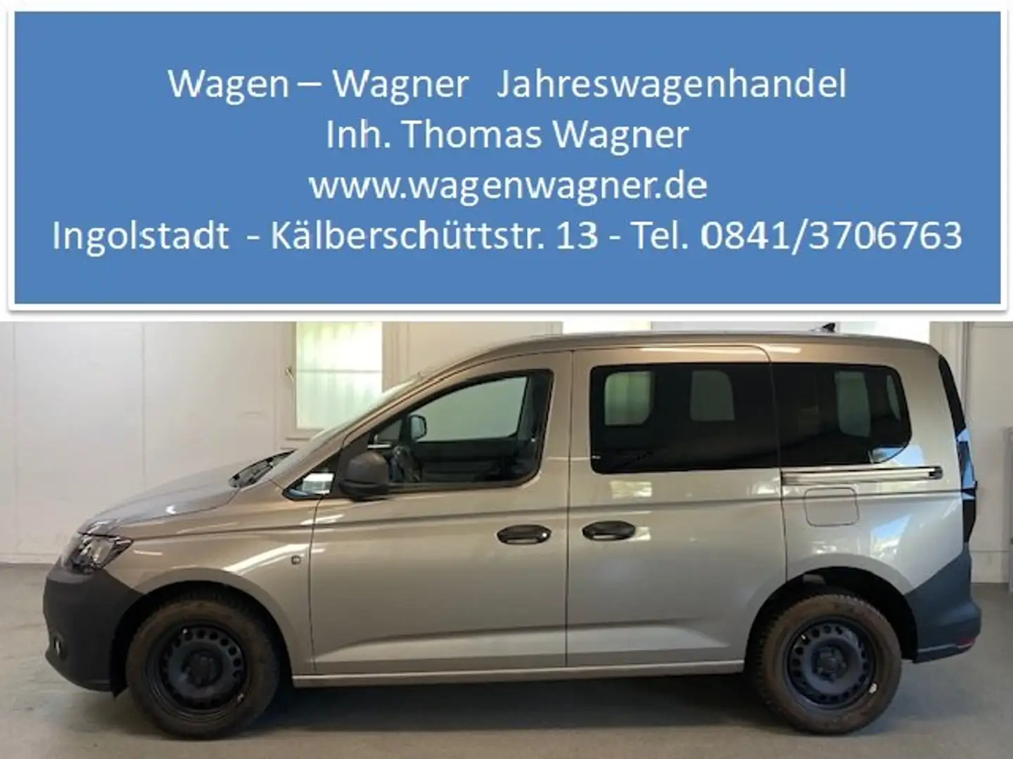 Volkswagen Caddy Cargo Kasten 1.5 TSI DSG 114PS AHK Klima Navi 2xSD Beige - 1