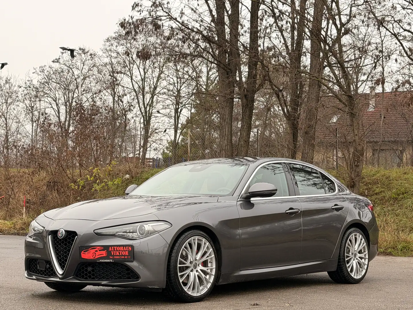 Alfa Romeo Giulia Super,Garantie,Leder,Navi,Kamera,Tempomat Grau - 2