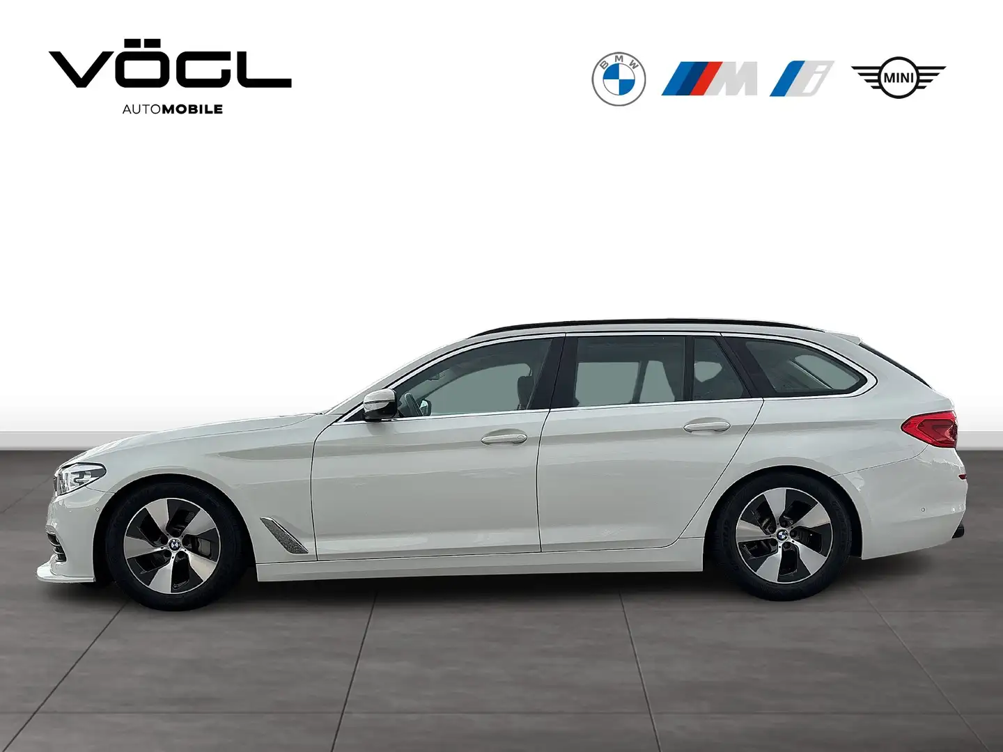 BMW 530 i Touring Head-Up LED RFK Leder Blanc - 2