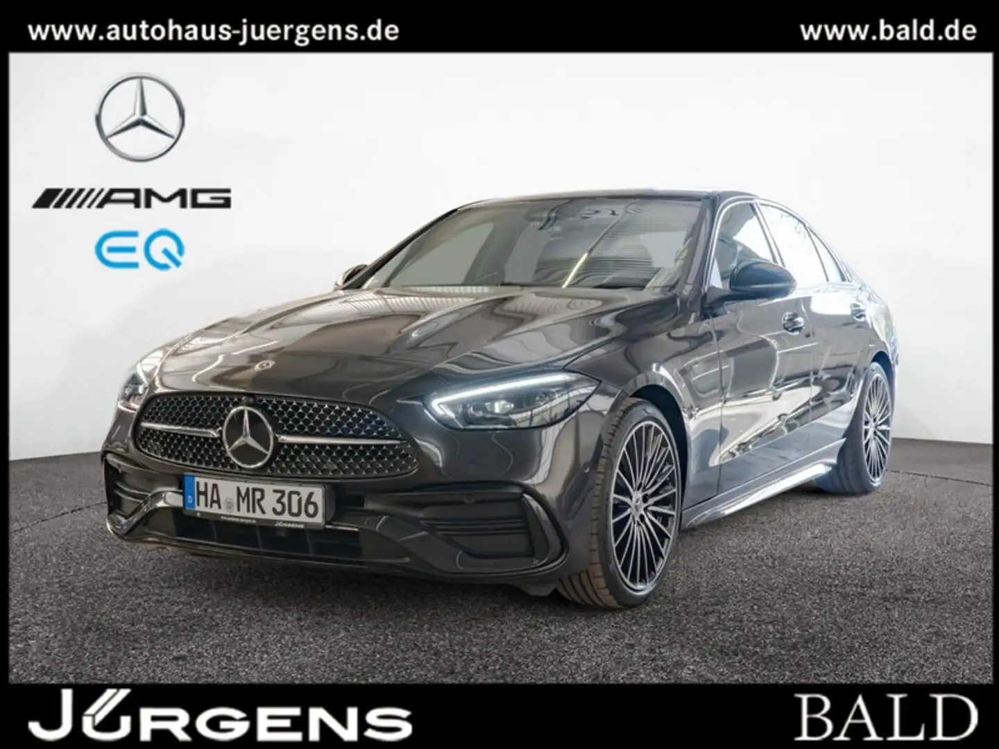 Mercedes-Benz C 200 AMG-Sport/360/Pano/Night/Sound/Distr/19' Grau - 1