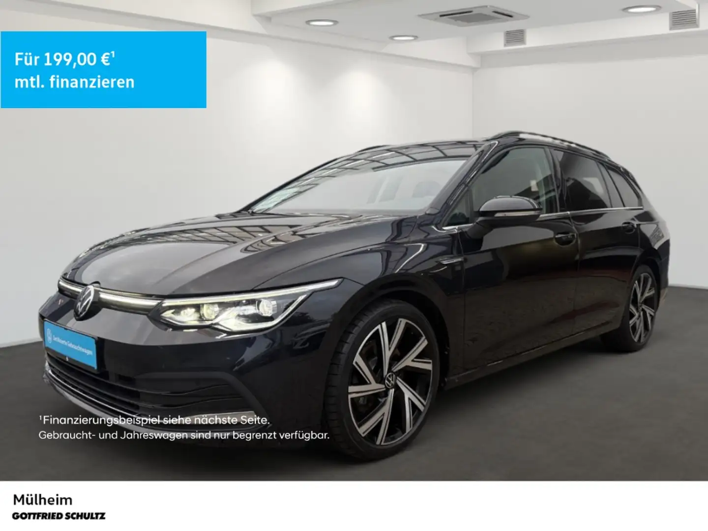 Volkswagen Golf Variant VIII 2.0 TDI DSG PANO LED NAVIAHK Style Schwarz - 1