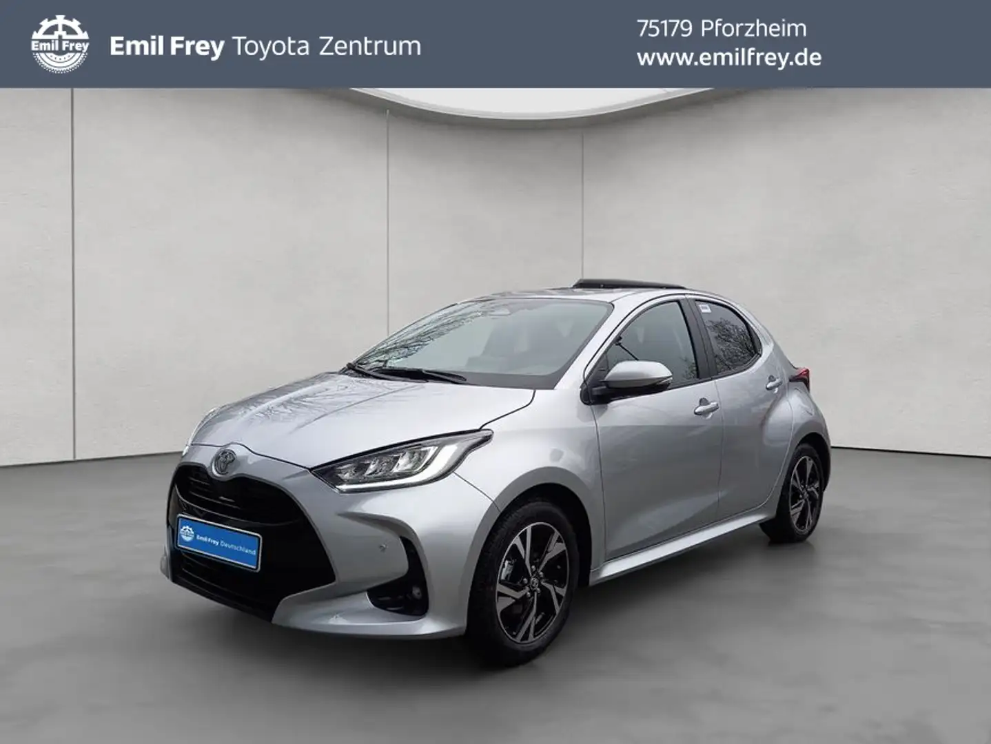 Toyota Yaris Hybrid 116 1.5 VVT-i Teamplayer Safety+Comfo Silber - 1