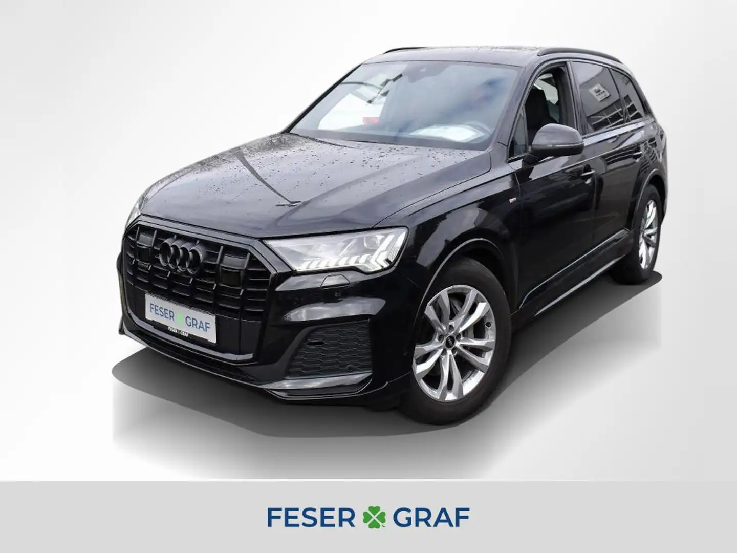 Audi Q7 50 TDI S-Line MatrixLED Leder AHK Standheiz. Schwarz - 1