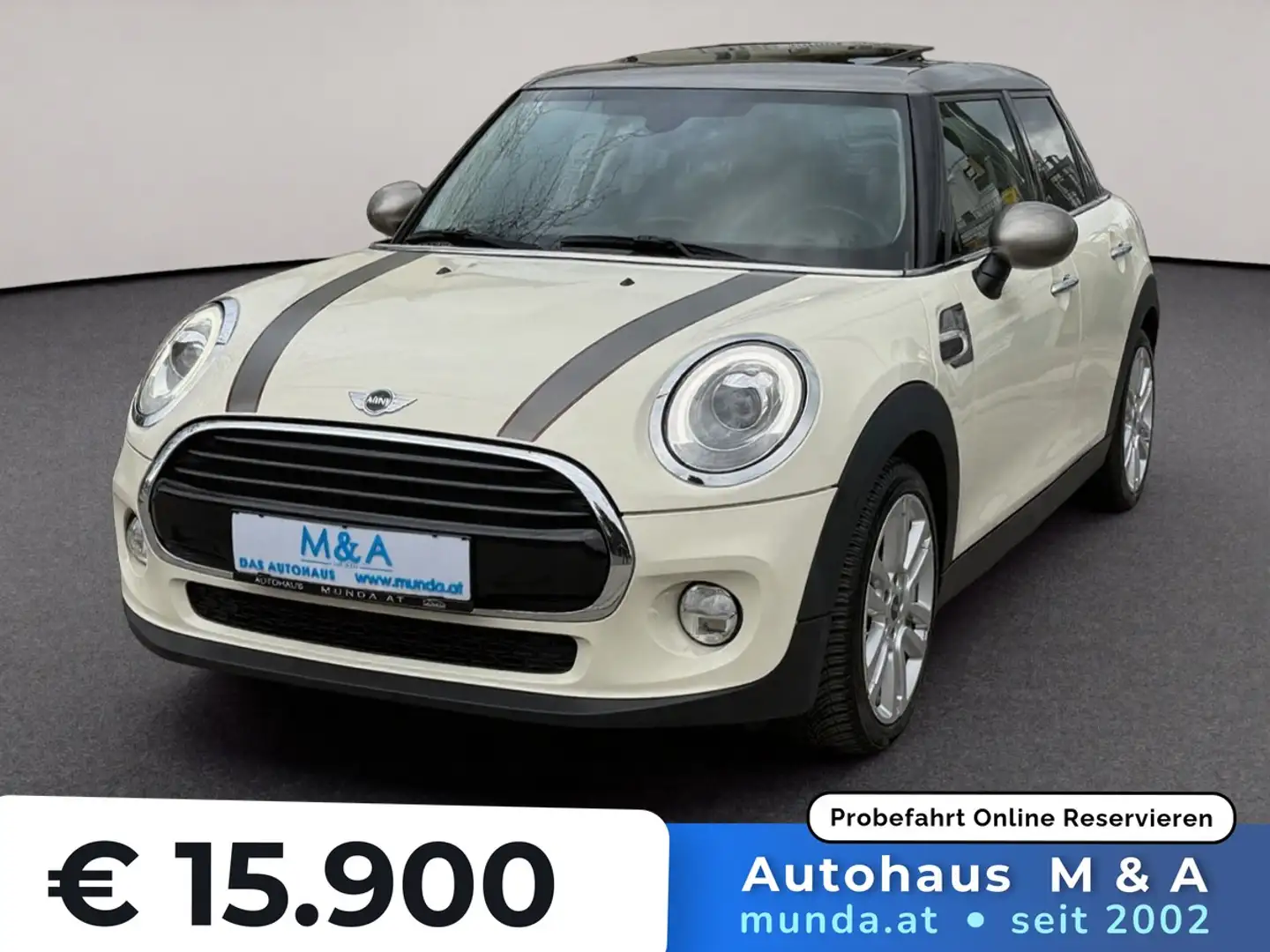 MINI Cooper D Seven Chili Automatic/Pano/LederGarantie Weiß - 1