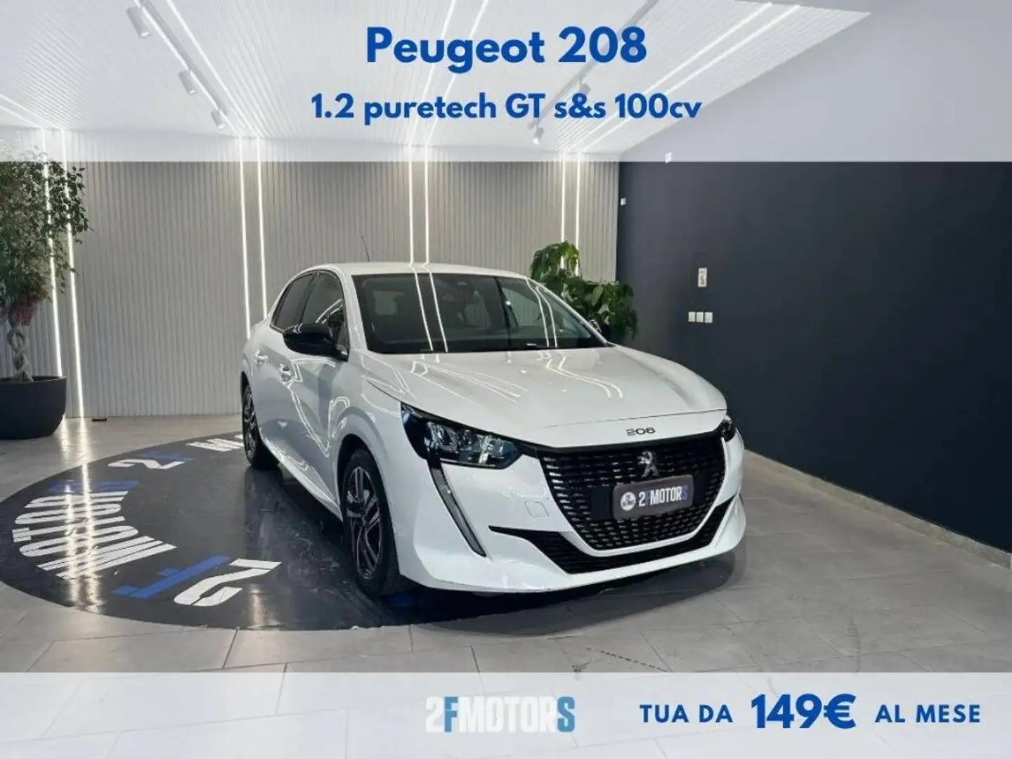 Peugeot 208 1.2 puretech GT s&s 100cv Bianco - 1