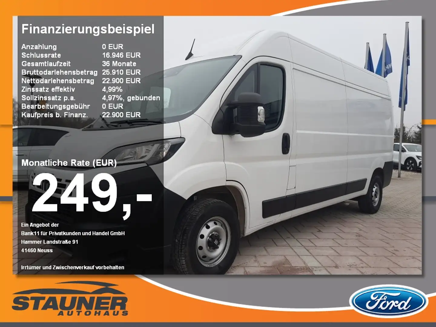 Fiat Ducato Kastenwagen 35 140 M L3/H2 Navi Kamera Blanco - 1