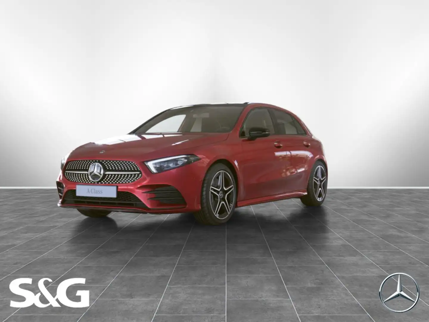 Mercedes-Benz A 250 E AMG PANO+KAMERA+CARPLAY+MEMORY+LED+18" Rot - 1