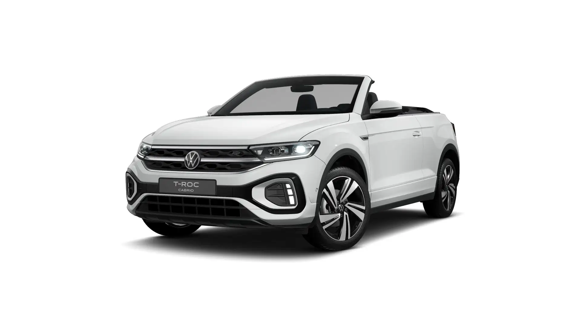 Volkswagen T-Roc Cabriolet R-Line 1.5 TSI AHK*CAM*NAV*LED*PDC Fehér - 2