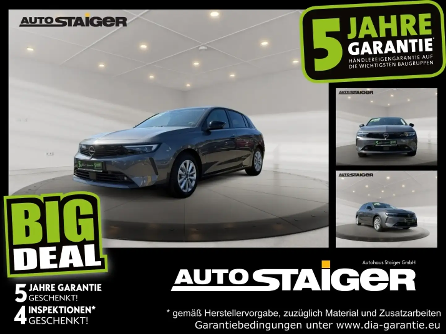 Opel Astra L 1.2 Turbo Elegance Navi Kamera SHZ Gris - 1