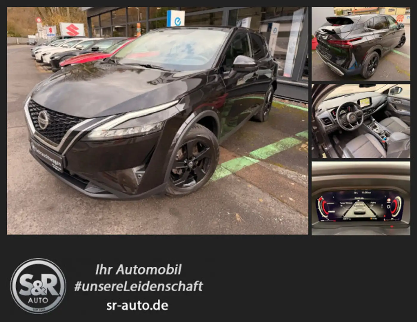 Nissan Qashqai 1.3 DIG-T MHEV 140 PS Schwarz - 1