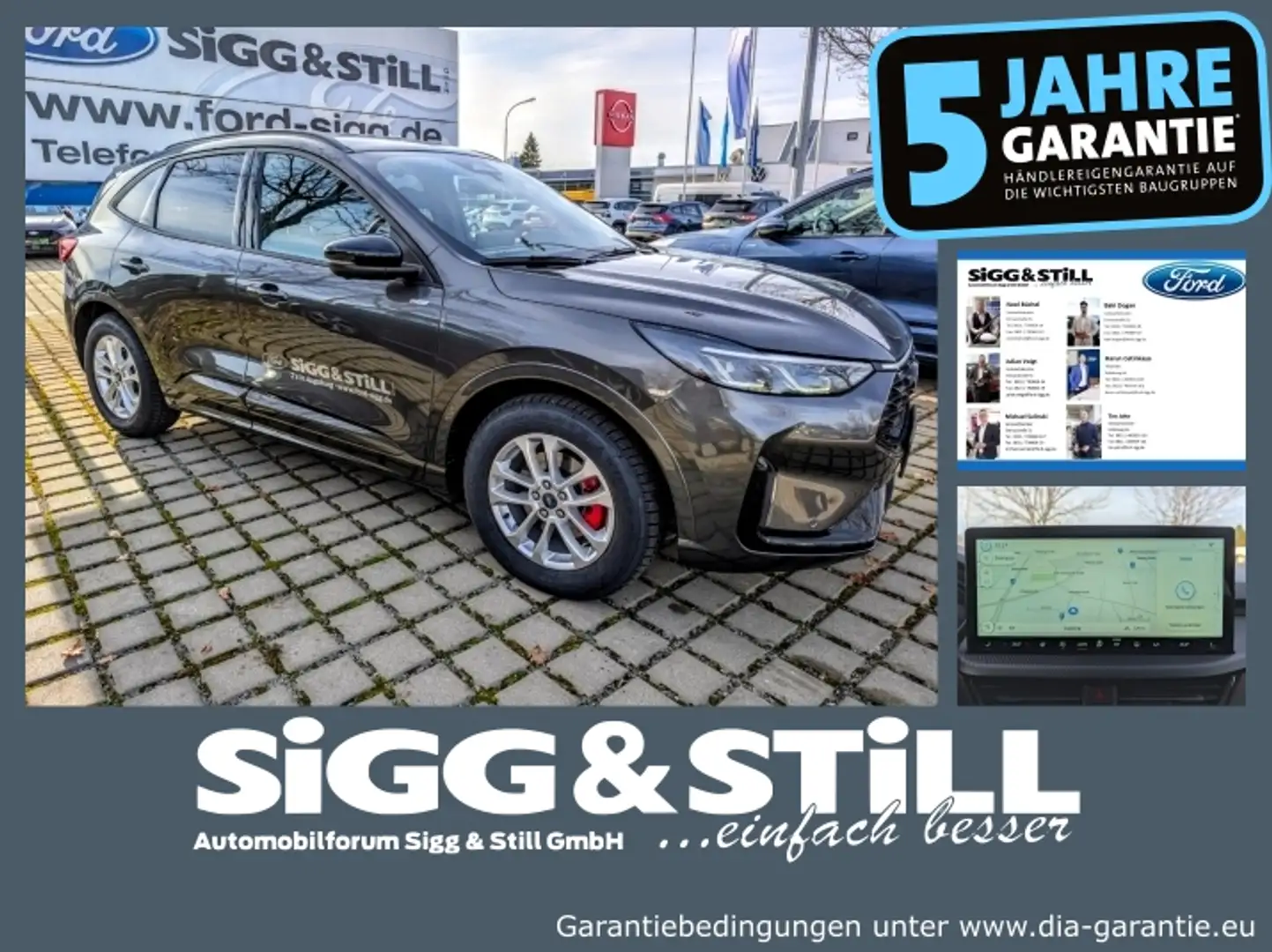 Ford Kuga ST-Line X 2.5 Hybrid LED-MATRIX*ACC*TWA*4xSHZ Grau - 1