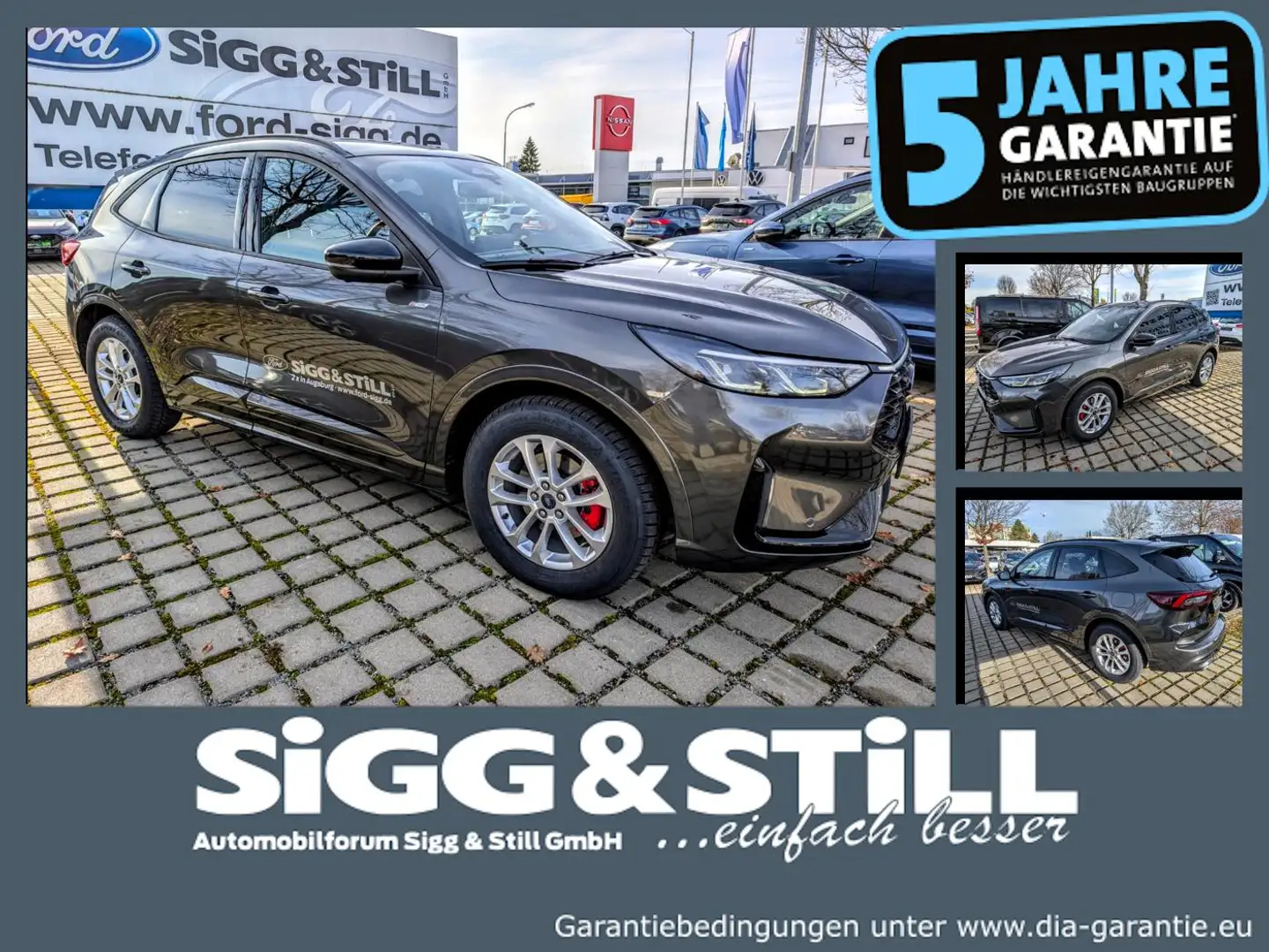 Ford Kuga ST-Line X 2.5 Hybrid LED-MATRIX*ACC*TWA*4xSHZ Grau - 1