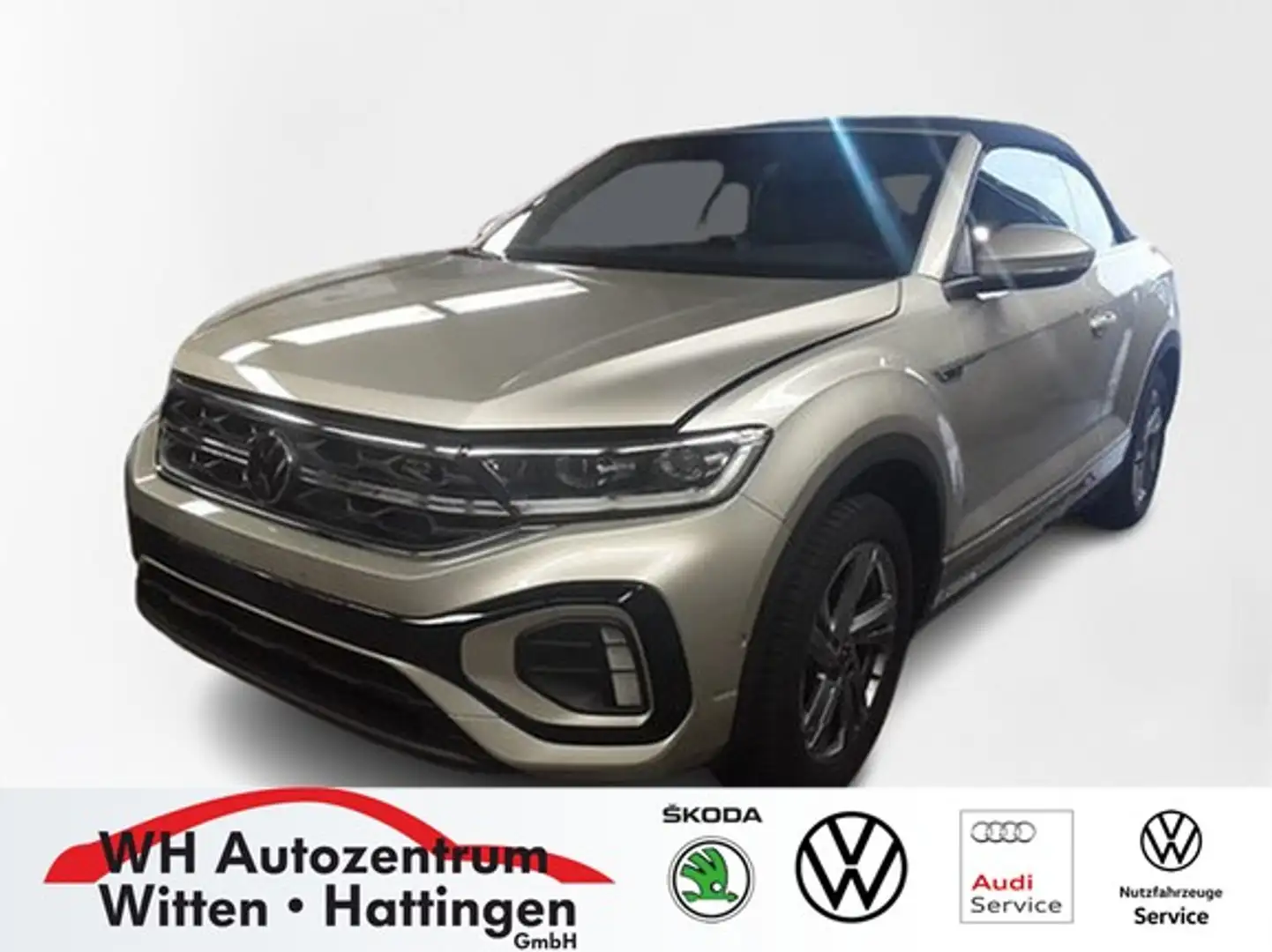 Volkswagen T-Roc Cabriolet 1.5 TSI DSG R-Line STANDHZG NAVI REAR... Silber - 1