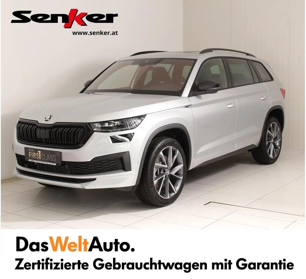 Skoda Kodiaq 4x4 Sportline TDI DSG Silber - 1