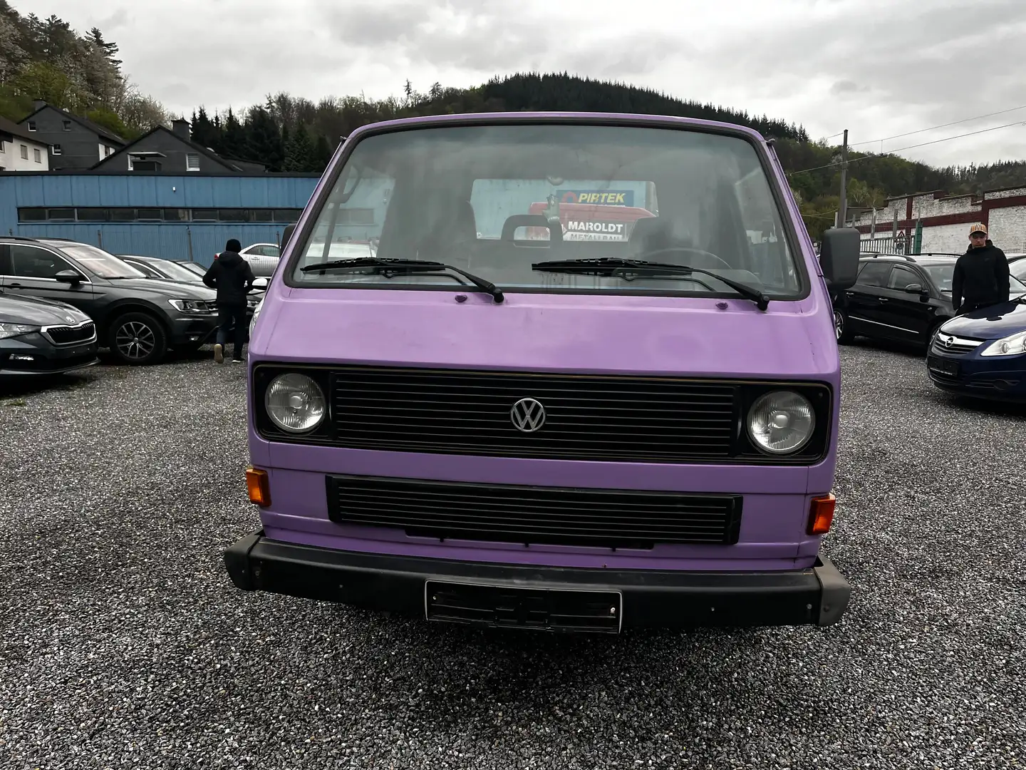 Volkswagen T3 Transporter 245 041 pritsche oldtimer H- kenzeiche Burdeos - 2