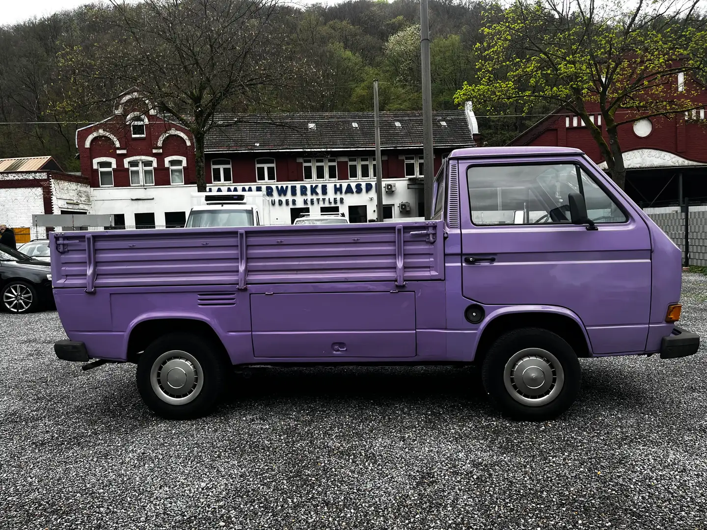 Volkswagen T3 Transporter 245 041 pritsche oldtimer H- kenzeiche Burdeos - 1