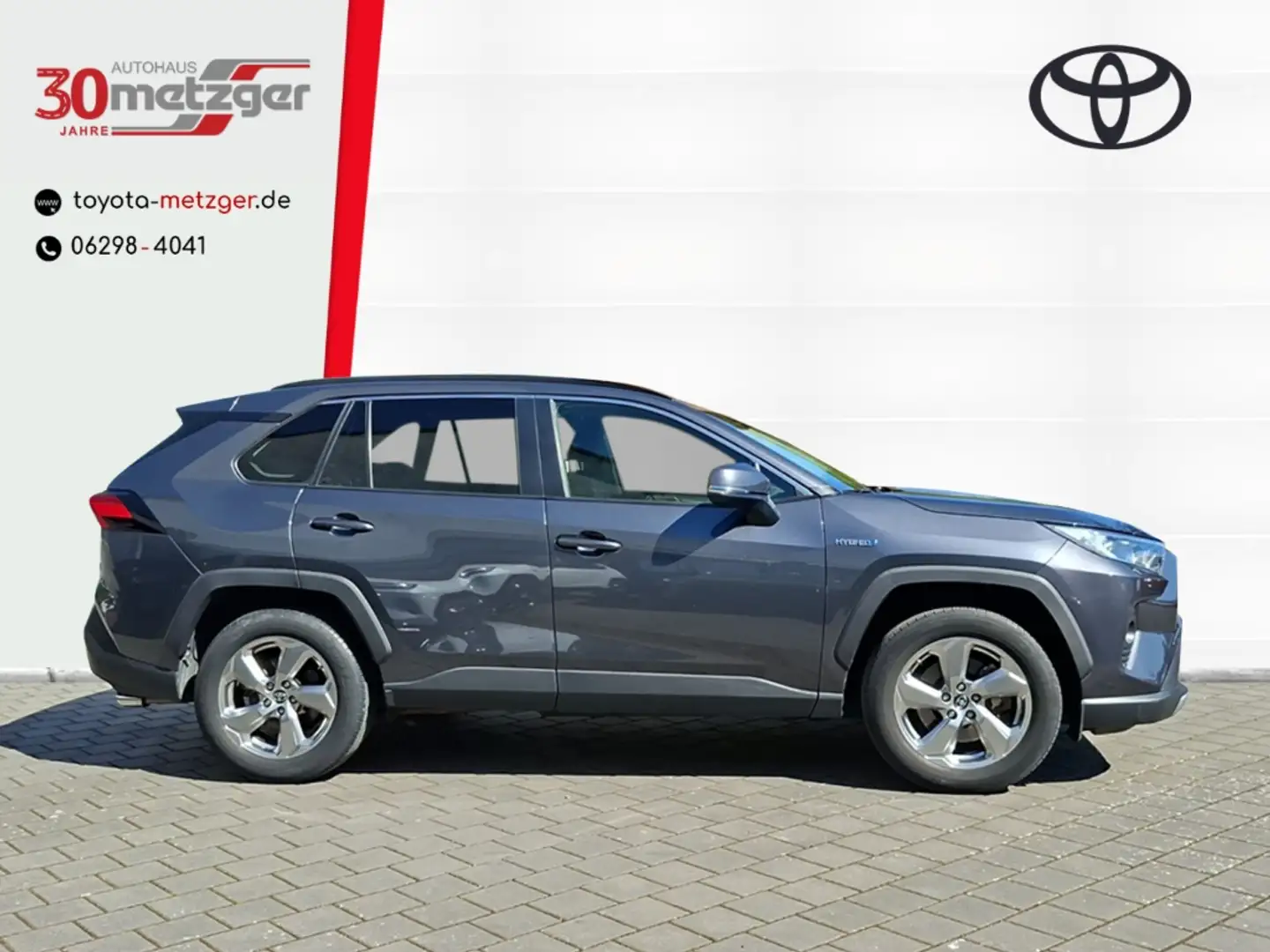 Toyota RAV 4 2.5 Hybrid 4x2 Club + AHK-abnehmbar +El. Heckklapp Grau - 2