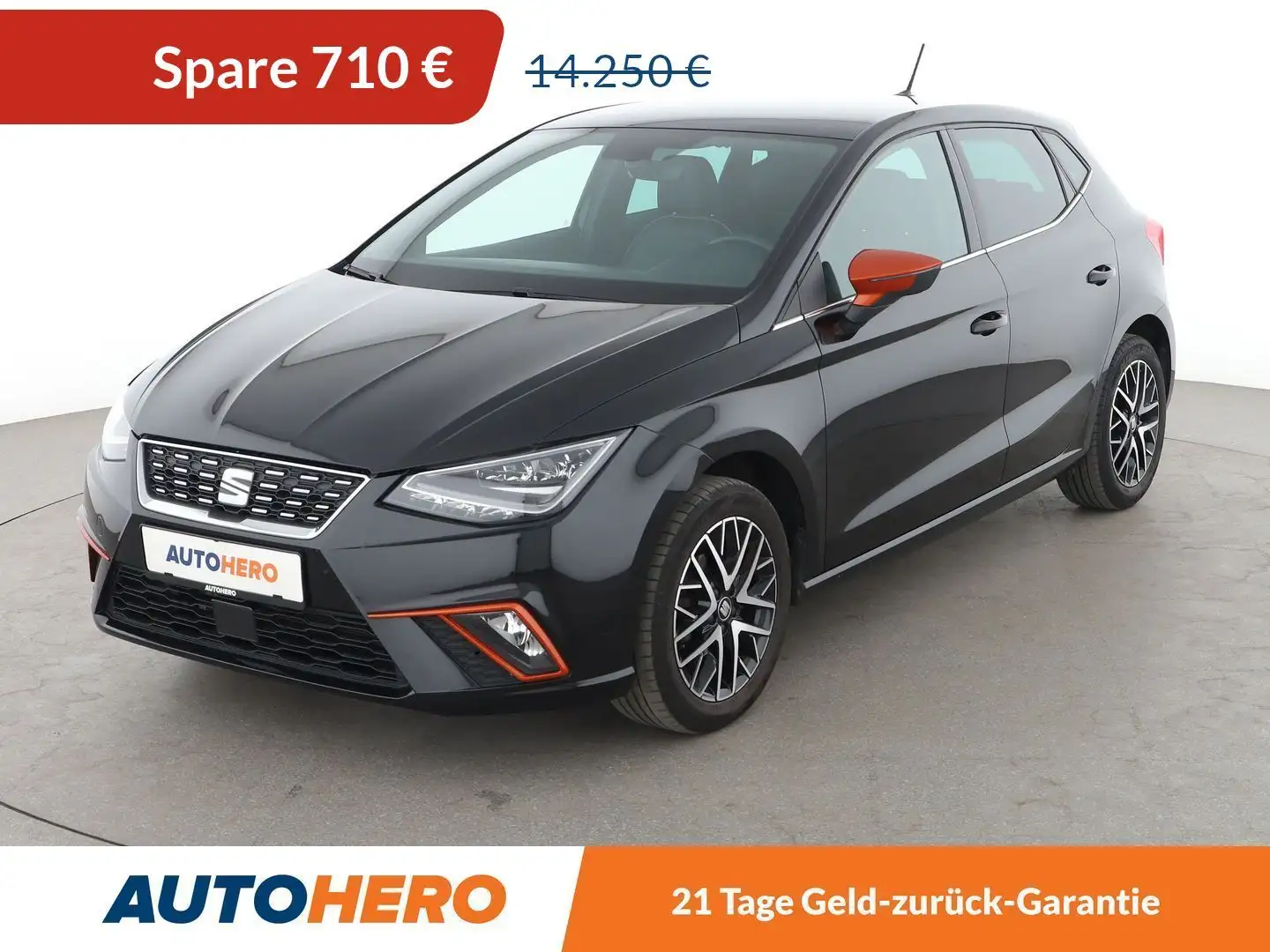 SEAT Ibiza 1.0 TSI Beats*NAVI*TEMPO*PDC*SHZ*BEATS* Schwarz - 1
