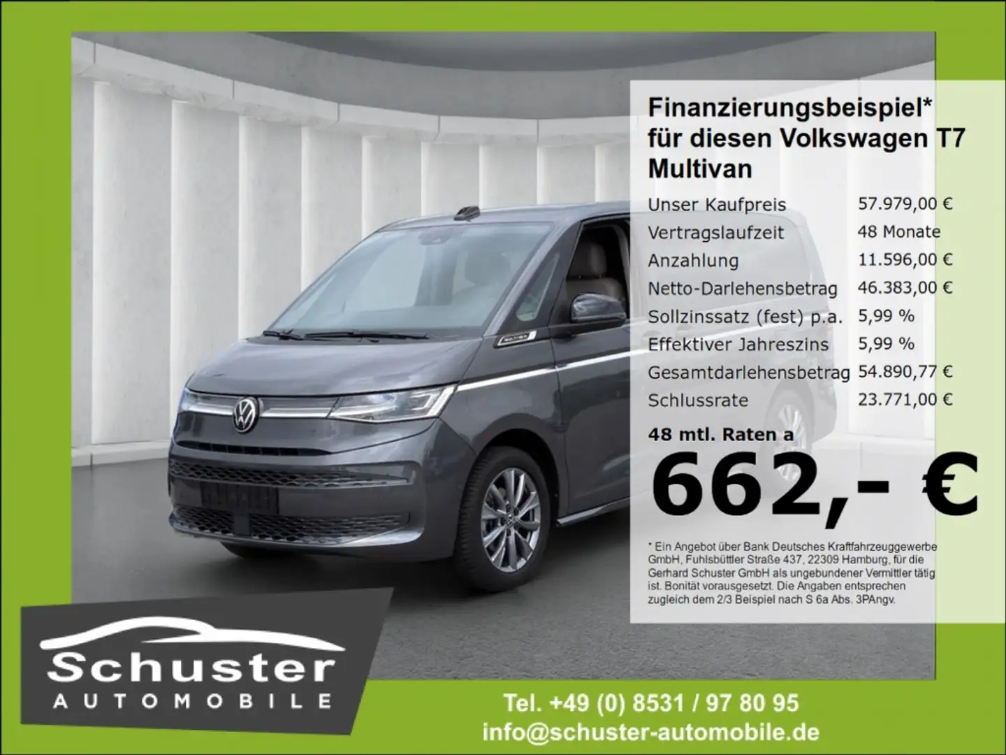 Volkswagen T7 Multivan LÜ Style TDI*AHK Panodach Navi pACC Grau - 1