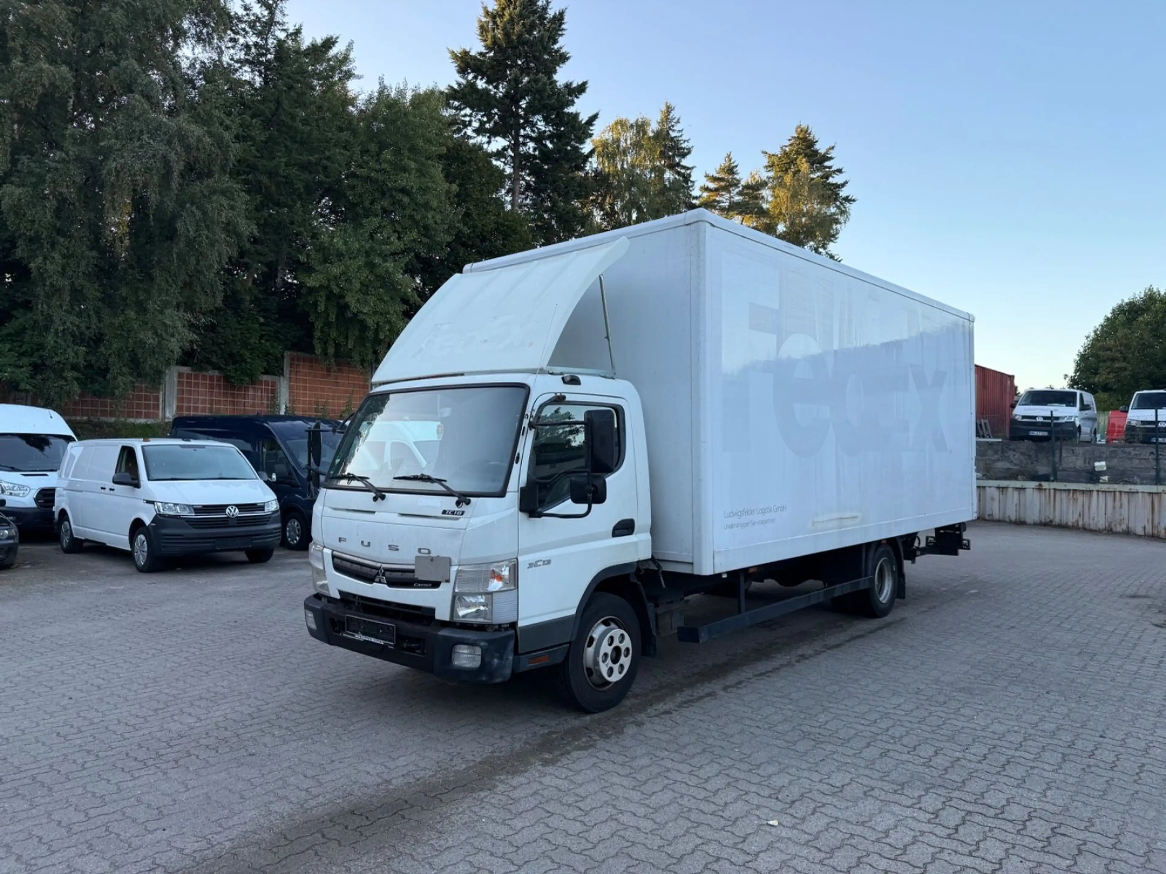 Mitsubishi Canter Fuso Voll Service Tüv Neu Ladeboardwand