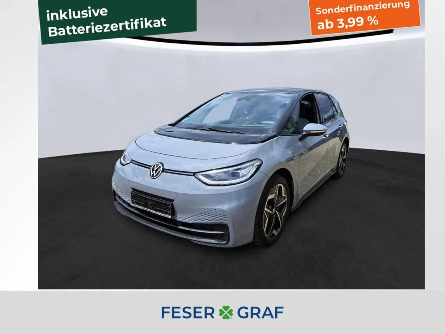 Volkswagen ID.3 Max Pro Performance 150 kW 58 kWh 1-Gang-Autom Gris - 1