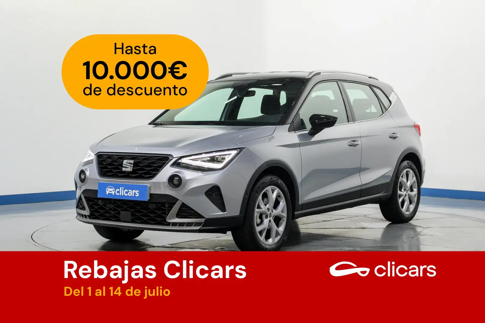 SEAT Arona 1.0 TSI S&S FR DSG7 XM 115 Plateado - 1