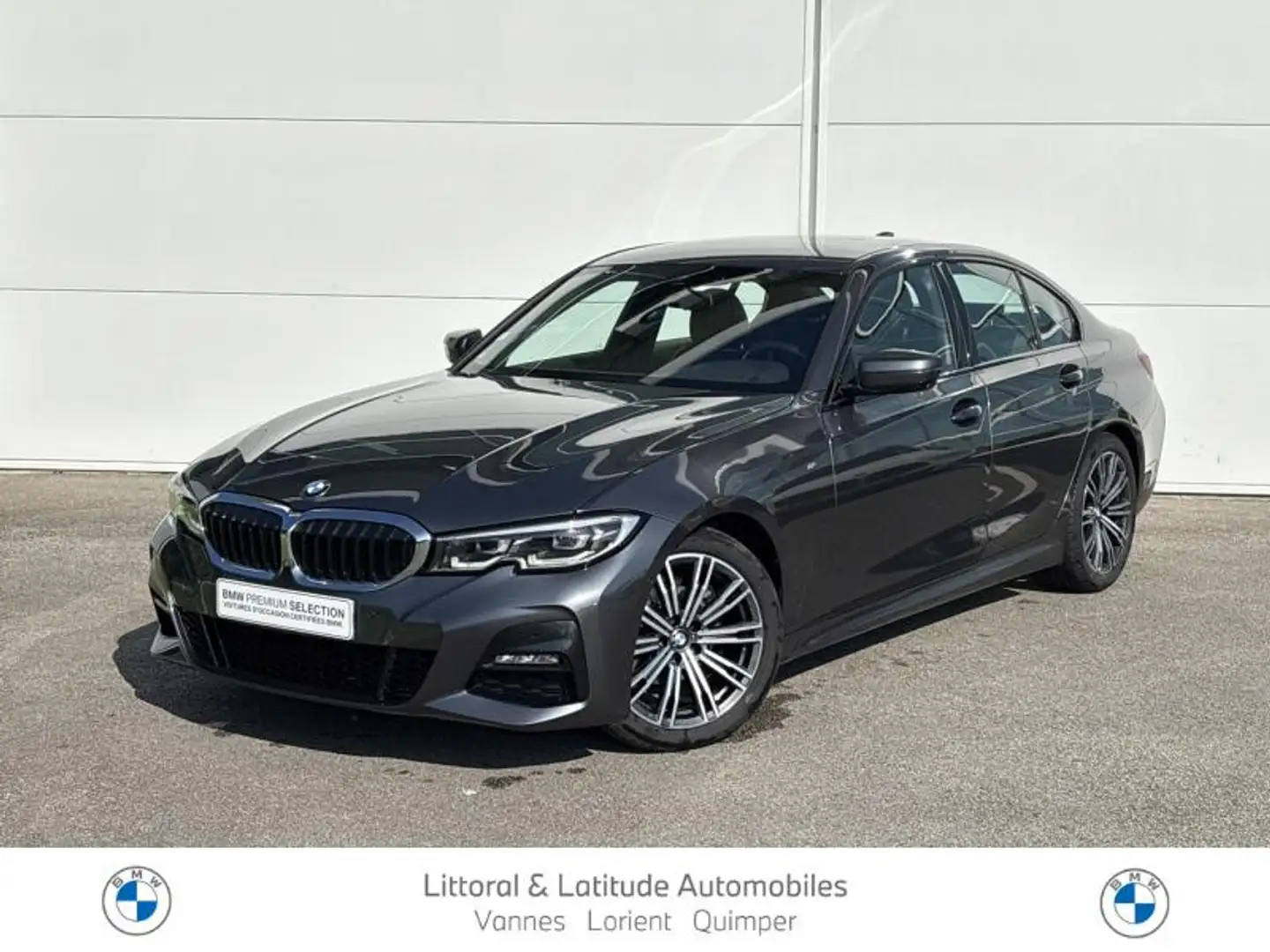BMW 318 318dA 150ch M Sport Gris - 1