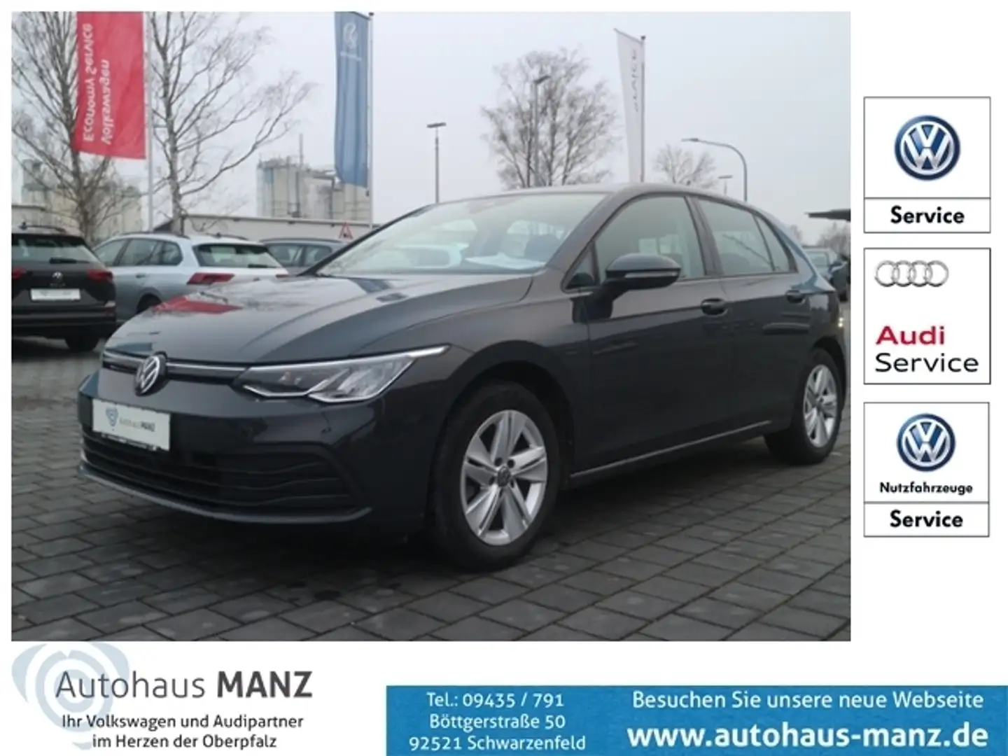 Volkswagen Golf VIII 1.0 TSI Life KLIMA LED NAVI ALU Grau - 1