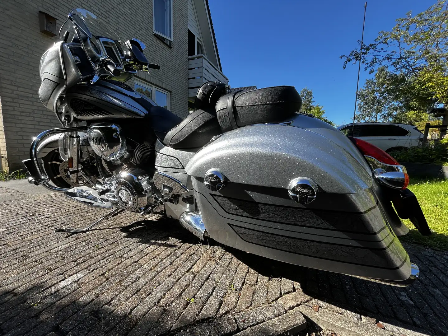 Indian Chieftain Elite, lage kms, 350 collector, veel opties, luxe Zilver - 1