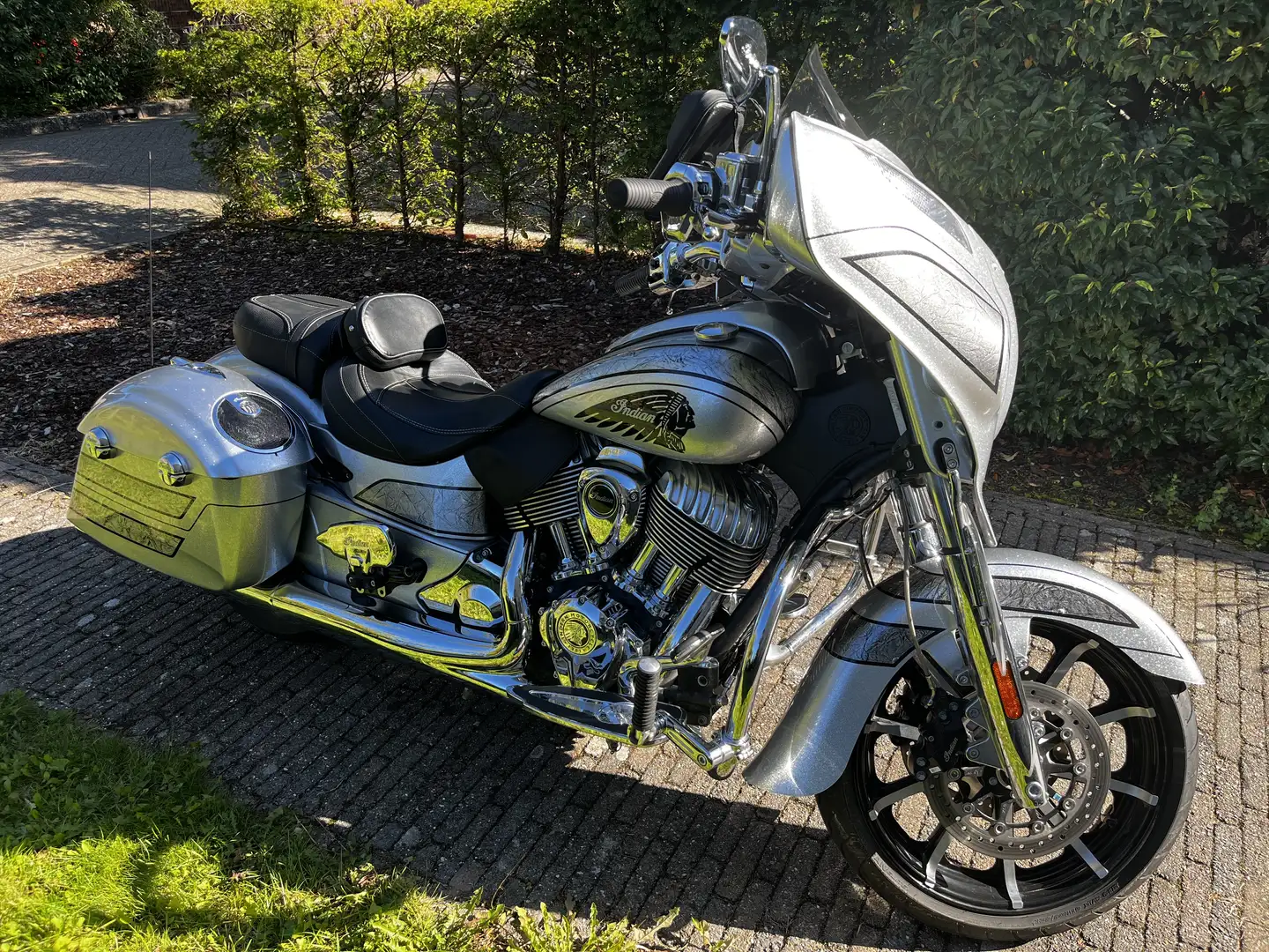 Indian Chieftain Elite, lage kms, 350 collector, veel opties, luxe Zilver - 2