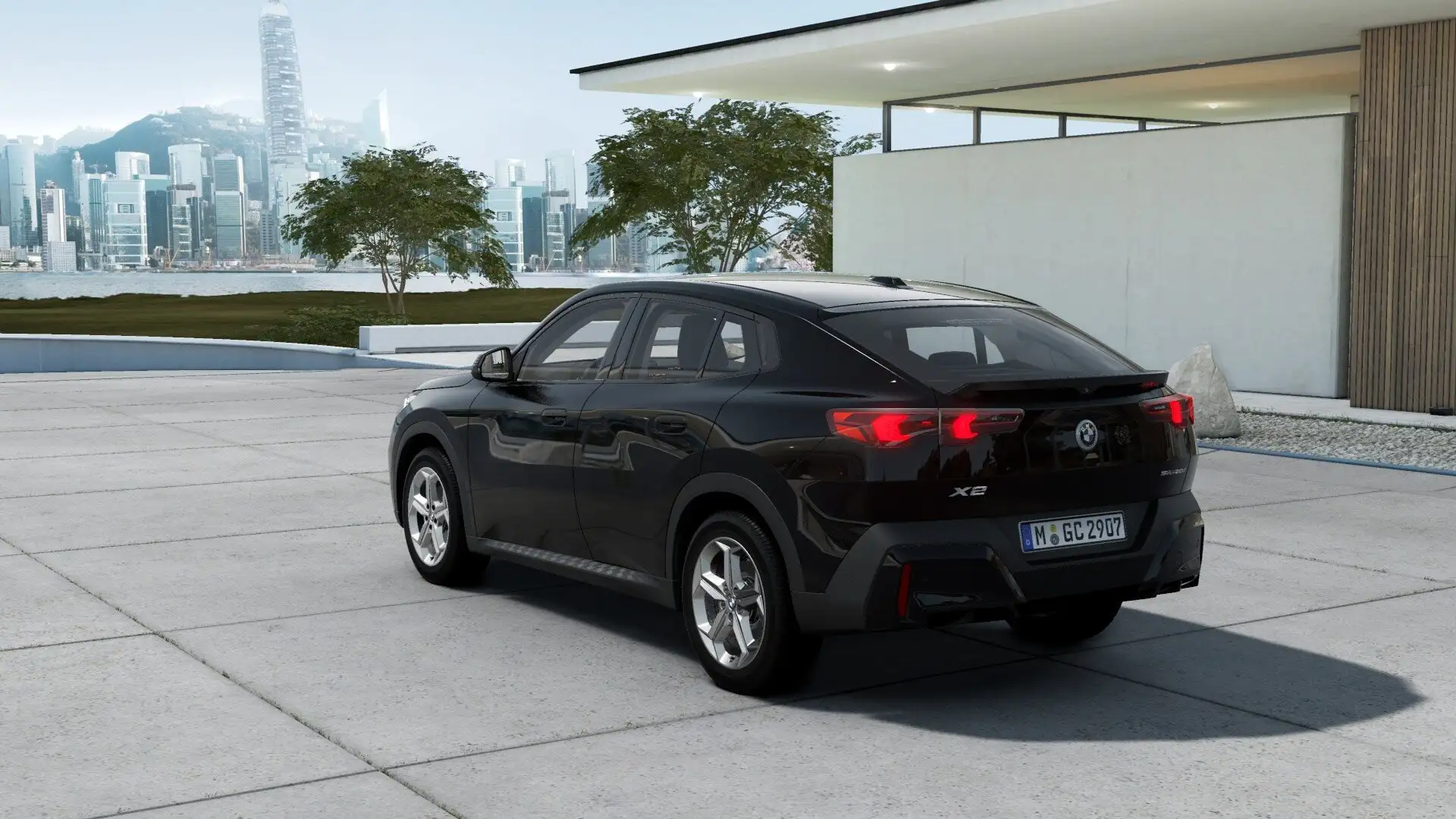 BMW X2 sDrive20d NAVI LED PDC  DAB KLIMA Schwarz - 2