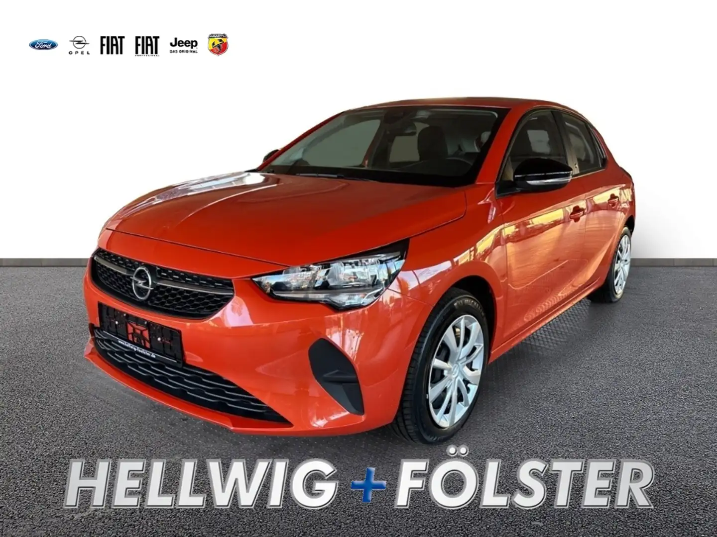 Opel Corsa-e F Edition 7,4kw Charger Tempomat Orange - 1