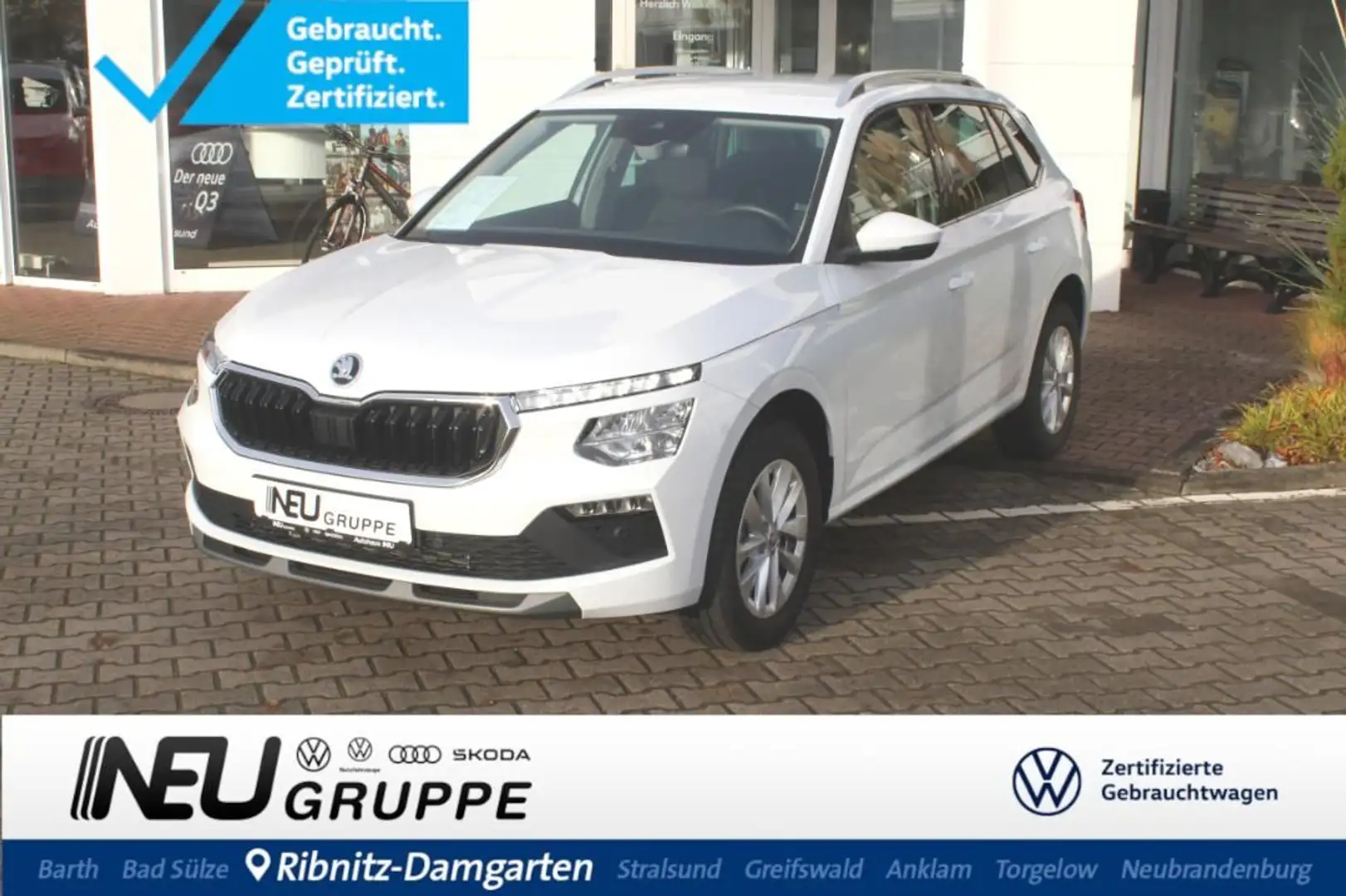 Skoda Kamiq Selection 1.0 TSI DSG RFK ACC S-Lhzg. LED Weiß - 1