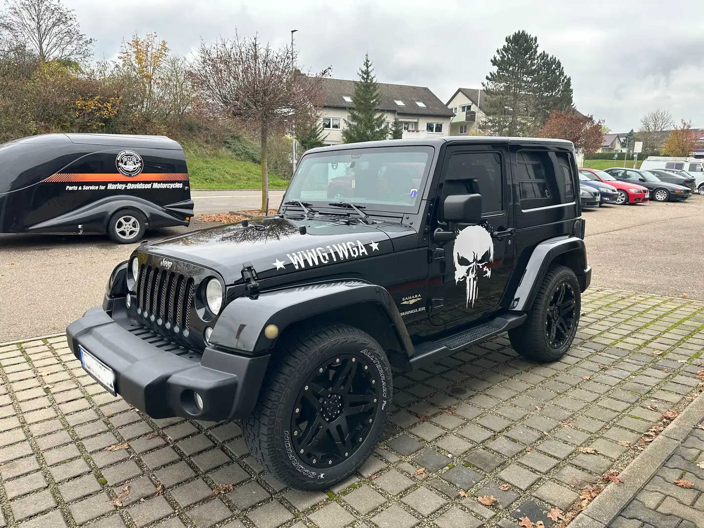 Jeep Wrangler Wrangler 3.6 Automatik Sahara Schwarz - 1