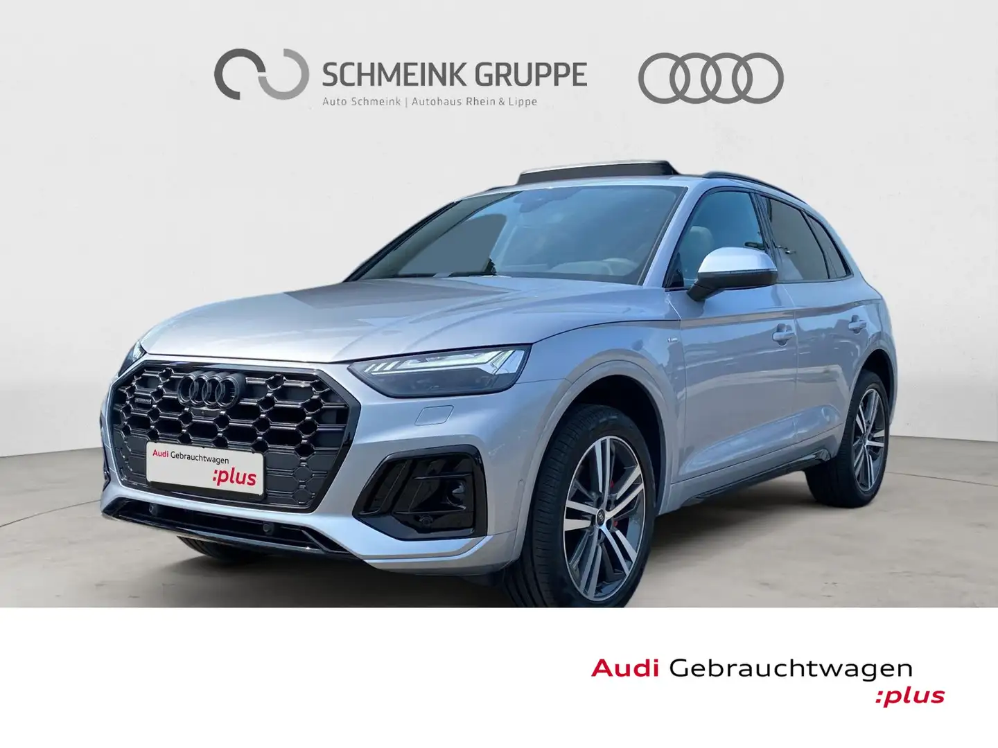 Audi Q5 S line 40 TDI quattro B&O Pano Matrix Memory Silber - 1