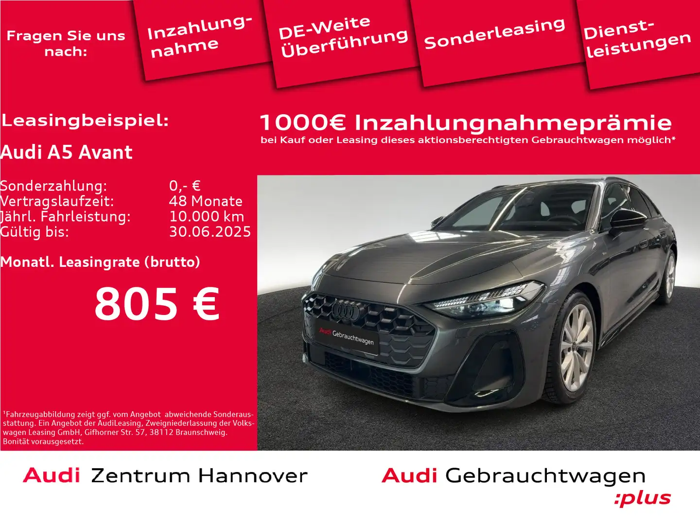 Audi A5 TFSI S tronic Grau - 1