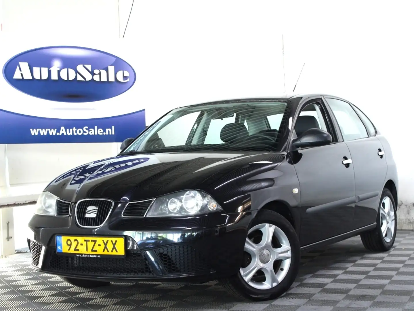 SEAT Ibiza 1.4 Trendstyle NAP CRUISE BLUET AIRCO '07 Zwart - 1