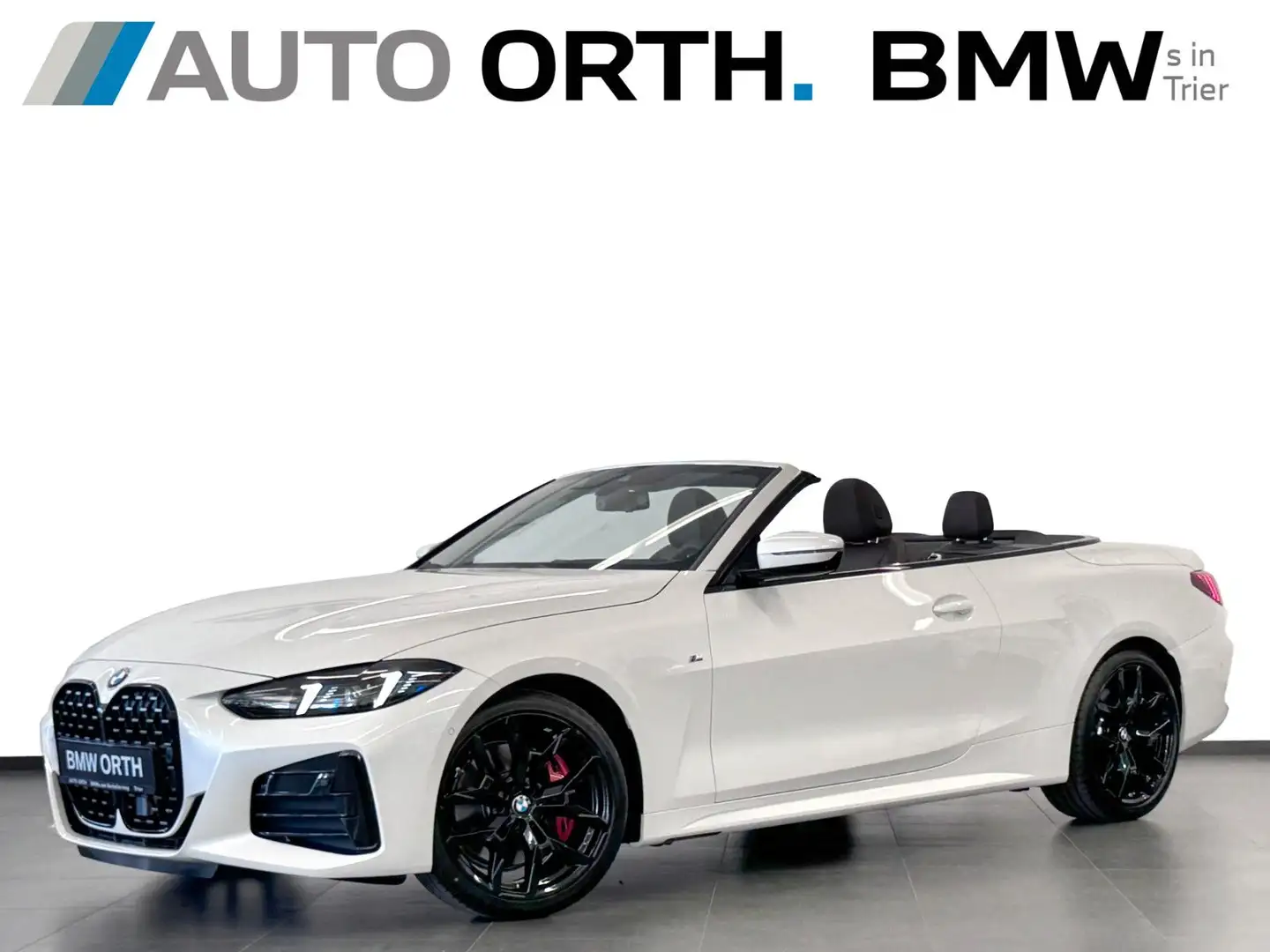 BMW 430 i xDrive Cabrio M-SPORT-PRO HUD ACC 360° 19" Weiß - 1