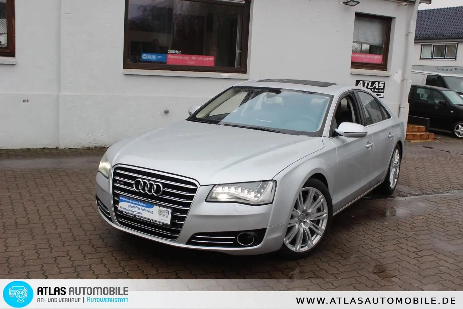 Audi A8 4.2 TDI quattro 2.Hand=TOP ZUSTASAND=S-Heft = Argent - 1