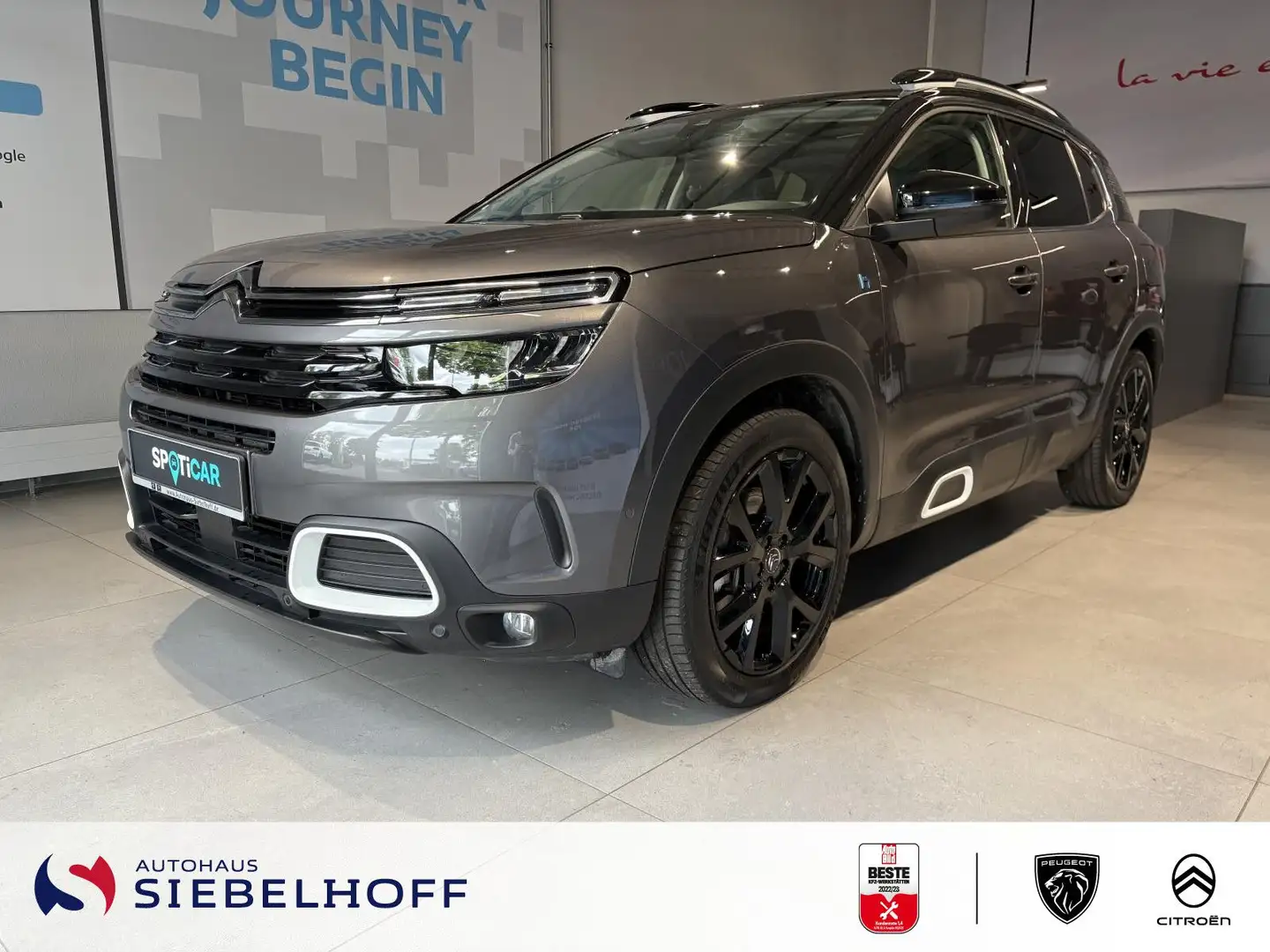 Citroen C5 Aircross Shine-AG2R Hybrid 225 e-EAT8 *DriveA Gris - 2