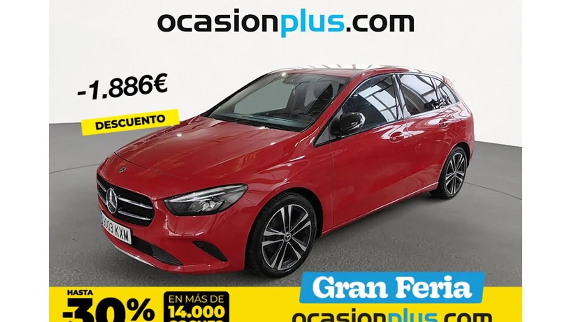 Mercedes-Benz B 180 180d 7G-DCT Rojo - 1