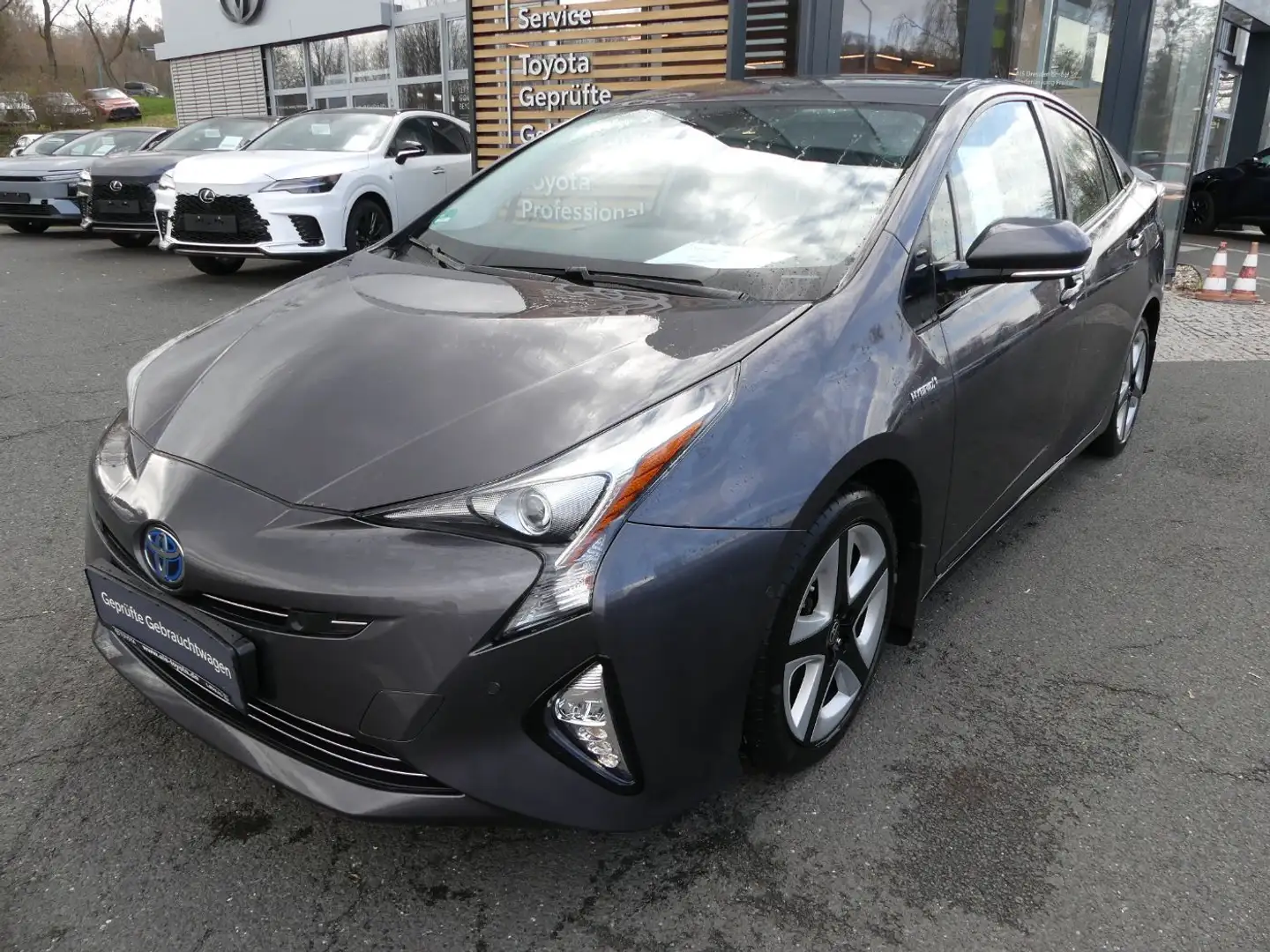 Toyota Prius 1.8 Executive ACC+LED+Navi+SHZ+2xKlima+LM Gris - 2
