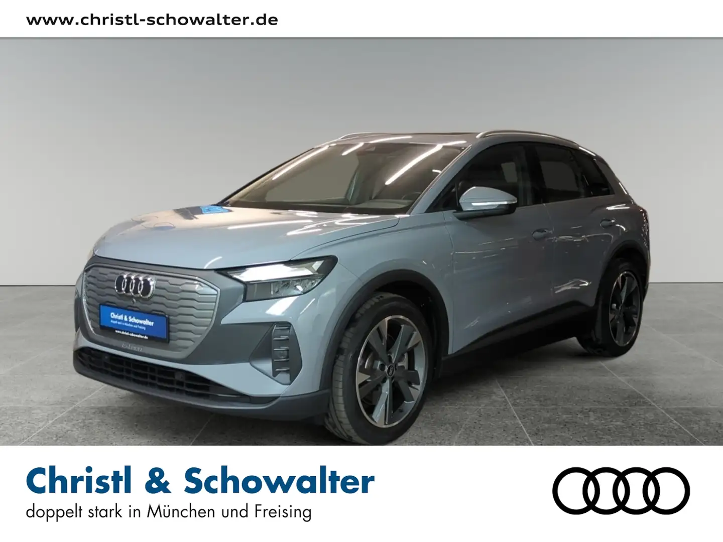 Audi Q4 e-tron Q4 40 e-tron 150kW basis WÄRMEPUMPE AHK LED Gris - 1