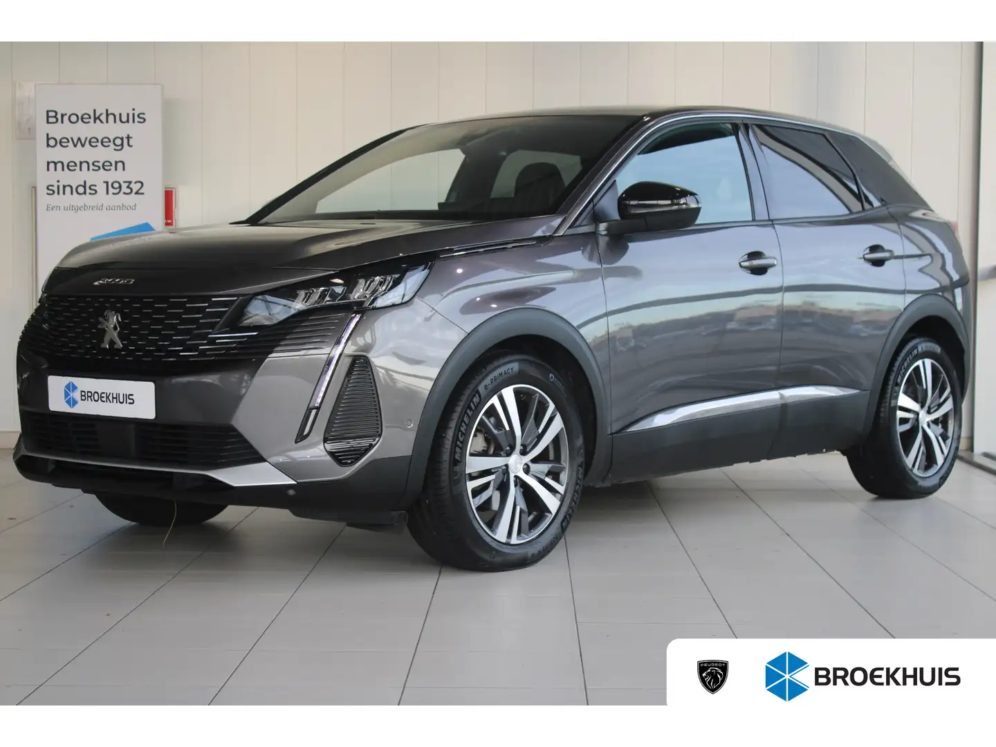 Peugeot 3008 1.2 Turbo 130-PK Allure Pack Business | STOELVERWA Grijs - 1