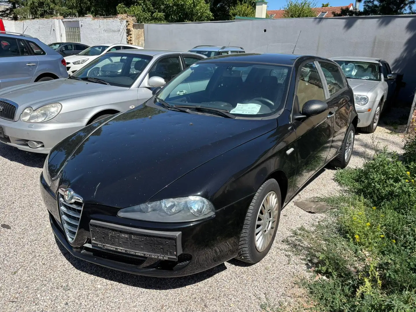 Alfa Romeo 147 1,6 (Hagelschaden !!) Schwarz - 2