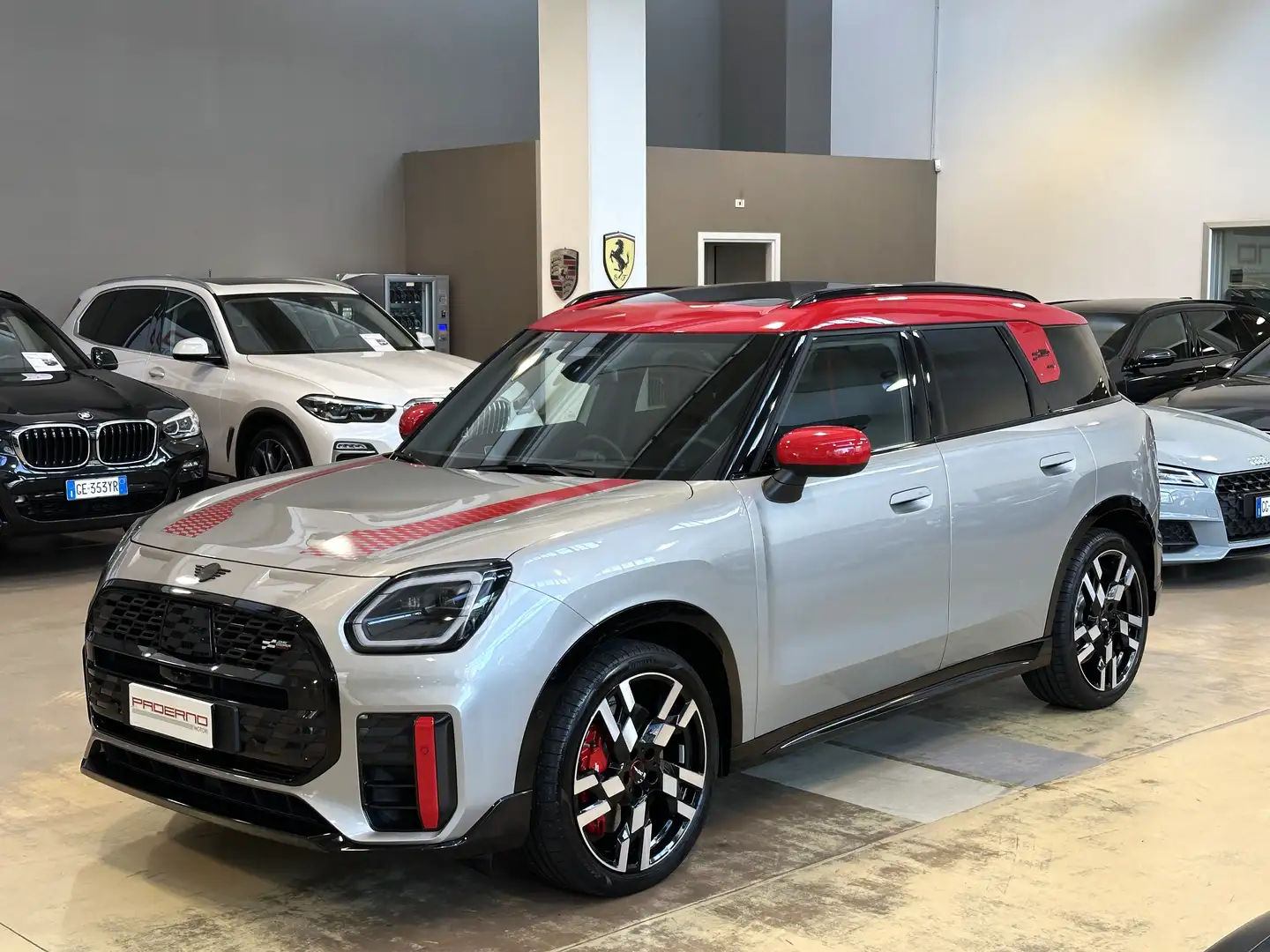 MINI John Cooper Works Countryman 2.0 JCW ALL4 - 20"-Tetto-Camera 360-Keyless-FULL Grigio - 1